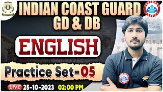 Indian Coast Guard 012024ICG English Practice Set 05 ICG GD English ICG DB English By Vipin Sir [upl. by Lamar452]