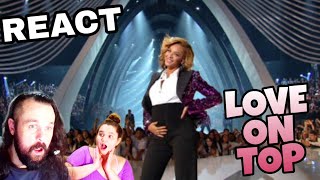 REAGINDO BEYONCÉ  LOVE ON TOP LIVE REACT [upl. by Ardnaet440]