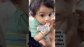 Teething hack for 6 months baby teething babyteething teethinghack babieshealth ytshortsindia [upl. by Galliett]