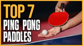 Best Ping Pong Paddles 2024  Top 5 Best Table Tennis Bats Review [upl. by Basso465]