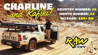 RAW 4x4 Africa partner with charlineoverlanding on her SOLO Overlanding Journey [upl. by Azeel]