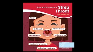 strep throatsigns and symptomsbacterialviral infection streptococcus tonsilitis [upl. by Magnus780]