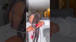 How to take your boho braids out bohohairstyles bohobraids [upl. by Adni]