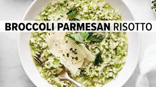 BROCCOLI PARMESAN RISOTTO  The perfect risotto recipe [upl. by Edurtreg]