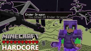 Killing the Enderdragon 20 Times in Hardcore Minecraft 19 [upl. by Aimej785]