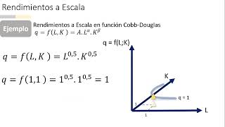 MICROECONOMÍA I  Teoría del Productor a Largo Plazo Rendimientos a Escala  Caso Cobb Douglas [upl. by Hough]