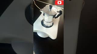 Making coffee with a coffee potMokapatcoffee espresso espressodrinks drinkbarista [upl. by Aihsiyt]