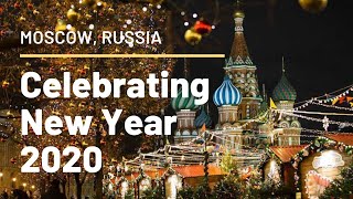 RUSSIAN FESTIVAL  Celebrating New Year 2020 in Moscow Russia [upl. by Bonner716]