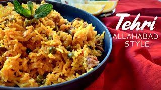 Veg Tahari  Winters ki Veg Biryani  Allahabadi Tehri  इलाहाबादी तेहरी   Winter recipe [upl. by Tloc]