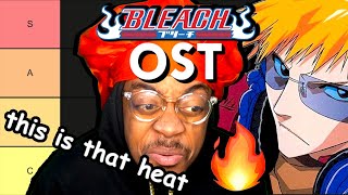 BEST ANIME OST  BLEACH OST REACTION amp RANKING [upl. by Leontine]