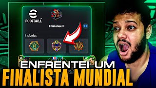 😳Enfrentei um FINALISTA MUNDIAL no Efootball Mobile [upl. by Onilegna]