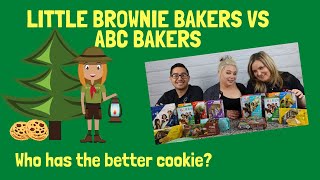 Girl Scout Cookies 2020 ABC Bakers vs Little Brownie Bakers Who makes the best cookies [upl. by Arok]