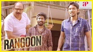 Rangoon Movie Scenes  Gautham works for Siddique  Gautham falls for Sana  Daniel Annie Pope [upl. by Attennaj]