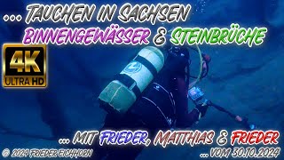 Tauchen in Sachsen 🐡 Binnengewässer amp Steinbrüche 🐠 30 Oktober 2024 [upl. by Constanta]