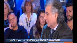 Michele Giuttari on RAI1  Amanda Knox and Parolisi part1 [upl. by Nedyarb]