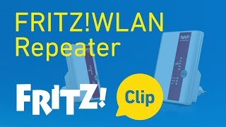 FRITZ Clip – Increasing the range of a wireless LAN with the FRITZWLAN Repeater [upl. by Joelynn]