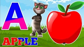 A B C Alphabet letter  A for Apple B for ball C for cat  Apple ball cat dog  A B C D [upl. by Tennies]