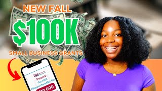 100K New Small Business Grants  FALL 2023 [upl. by Hi]