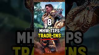 8 Tradein Items  Essential Hidden Tips in Monster Hunter World MHW MonsterHunter Gaming [upl. by Legyn999]