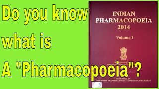 Do You Know what is pharmacopoeia [upl. by Einhapets]