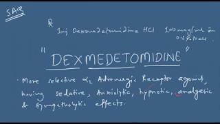 Dexmedetomidine HCl Concise Overview [upl. by Bella]