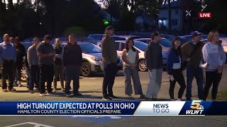 Polls open across Ohio Kentucky Indiana on Election Day 2024 [upl. by Graehme]