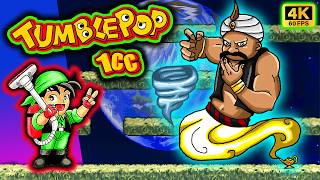 Tumblepop Gameplay 1CC JEFES  RETRO ARCADE 4k 60fps [upl. by Juanita768]