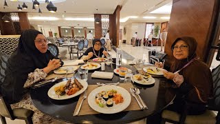 Lunch Time International Buffet at Swissotel Al Maqam Masjidil Haram Makkah [upl. by Olegnad]