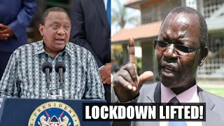 NO LOCKDOWN PRESIDENT UHURU OPENS NAIROBI  IDHRISSOU [upl. by Ayikal31]