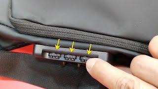 How to unlock suitcase  luggage forgotten password [upl. by Nnyroc]