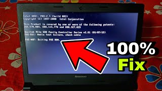 Fix  PXE  E61  Media test failure Check Cable  PXE  M0F Exiting PXE ROM  Home Solution [upl. by Leverick]