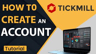 TICKMILL Tutorial How to Create amp Use an Account on TICKMILL Broker [upl. by Eiwoh]