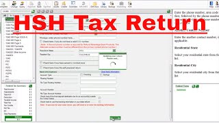 Howto Complete a Household Employee HSH Return Tax Return in 2019 [upl. by Madaras]