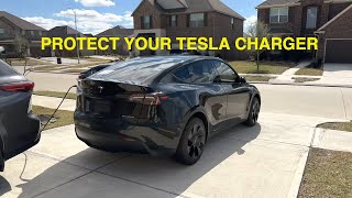 How to Protect Your Tesla Wall Charger Cable with This Trick [upl. by Elwaine686]