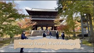 Nanzenji temple November in Kyoto [upl. by Iveel]