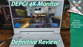 DEPGI 4K Xbox Series S Monitor Review  Take Your Portable Xbox Setup To Another Level [upl. by Dodi323]