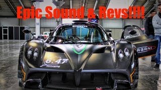 Pagani Zonda R Revs and Sound [upl. by Cut84]