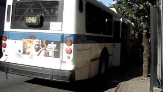 NYCTA  New Flyer D60HF 1080 On The M14A  GrandEssex Streets [upl. by Rosanne870]