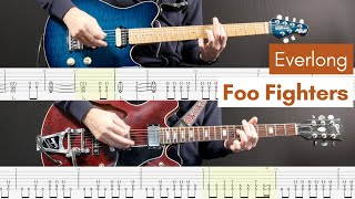 Everlong  Foo Fighters  Learn to Play Guitar Cover amp Tabs [upl. by Noroj]