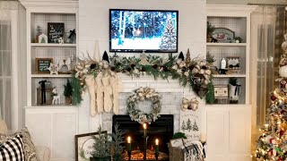 Christmas Home Tour  Tour This Adorable Night Time Christmas Home for Decorating Ideas For 2022 [upl. by Winnie661]