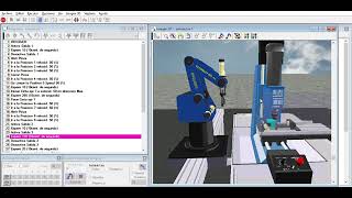 Simulación RoboCell para SCORBOT ER 4u [upl. by Penelopa391]