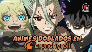 Mejores ANIMES DOBLADOS en CRUNCHYROLL  Rincón Otaku [upl. by Dowlen]