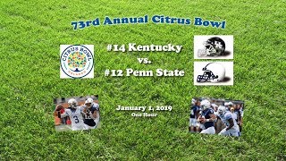 2019 Citrus Bowl Kentucky v Penn State One Hour [upl. by Uria172]