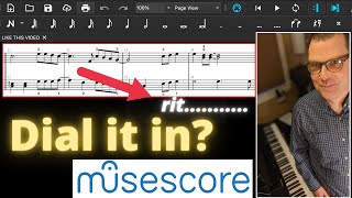 Can you add a natural ritardando and tempo changes in musescore [upl. by Donovan849]