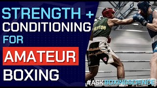 Strength and Conditioning for AMATEUR Boxing  How to Perform During Boxing Sessions [upl. by Ahsirkal]