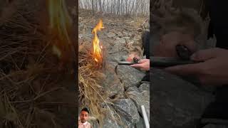 Amazing fire starter firestarters amazingfacts experiment lifehackster interestingfact [upl. by Euton]