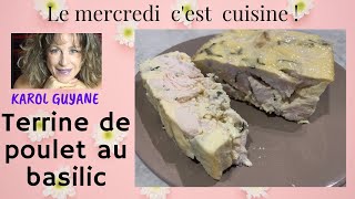 COMMENT FAIRE UNE TERRINE DE BLANCS DE POULET [upl. by Naivaj667]