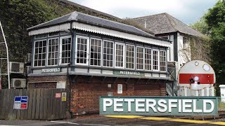 Petersfield Station Then amp Now inc Signal Box Sidings etc  June 2022 [upl. by Annoet]