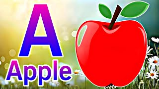 A for apple  अ से अनार  abcd  phonics song  a for apple b for ball c for cat  abcd song  abcde [upl. by Ameerahs4]