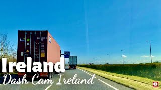 Driving from Balbriggan to Clondalkinwhite noise drive around Dublin [upl. by Lettie]